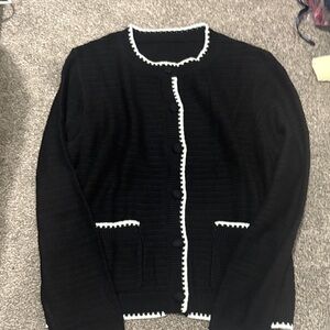 Black and White Women's Sweater